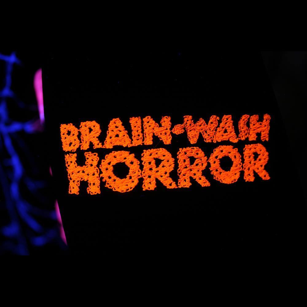 BRAINWASH HORROR GLOW IN THE DARK & FLUORESCENT EMBROIDERED JACKET - Kill Your God