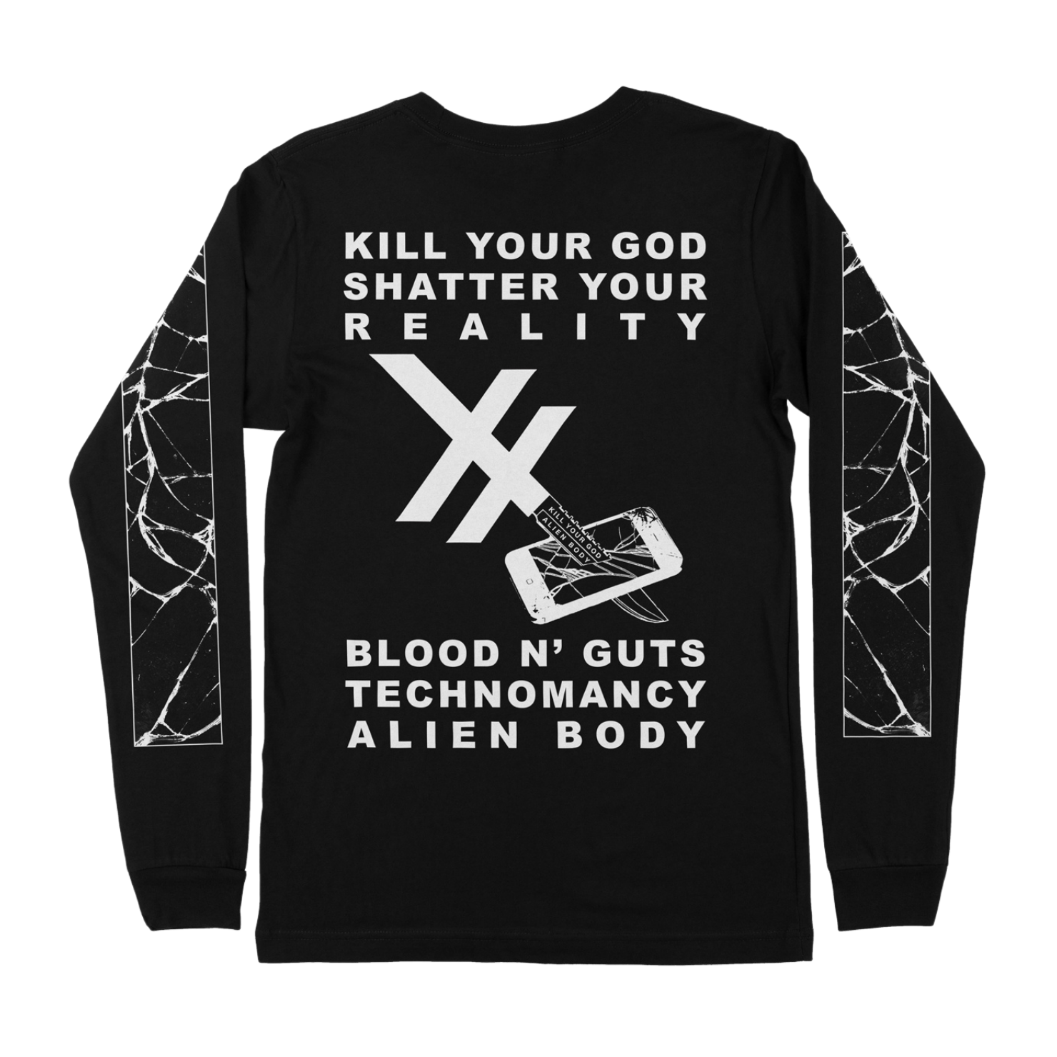 KILL YOUR GOD x ALIEN BODY: SHATTER YOUR REALITY L/S SHIRT - Kill Your God