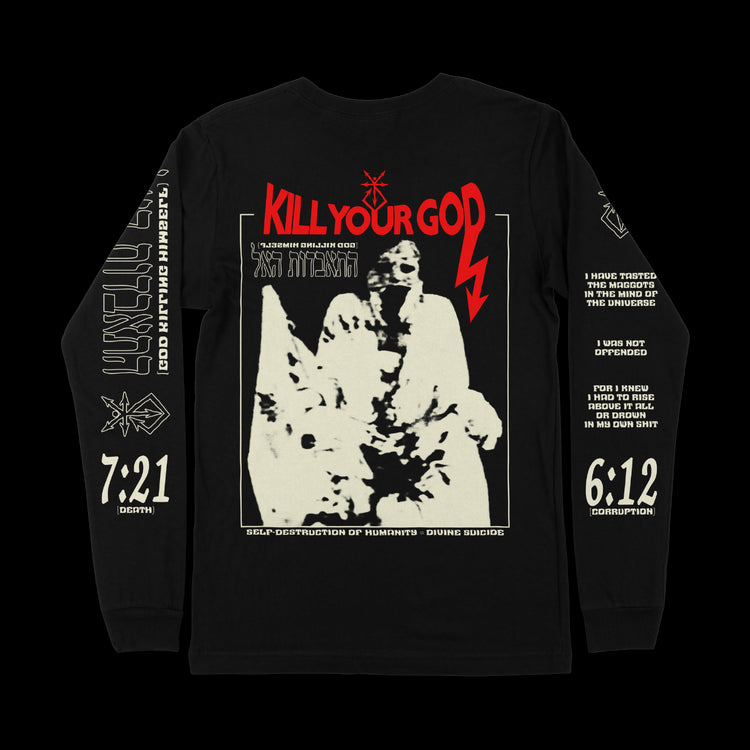 DIVINE SUICIDE GLOW IN THE DARK L/S SHIRT [BLACK] - Kill Your God