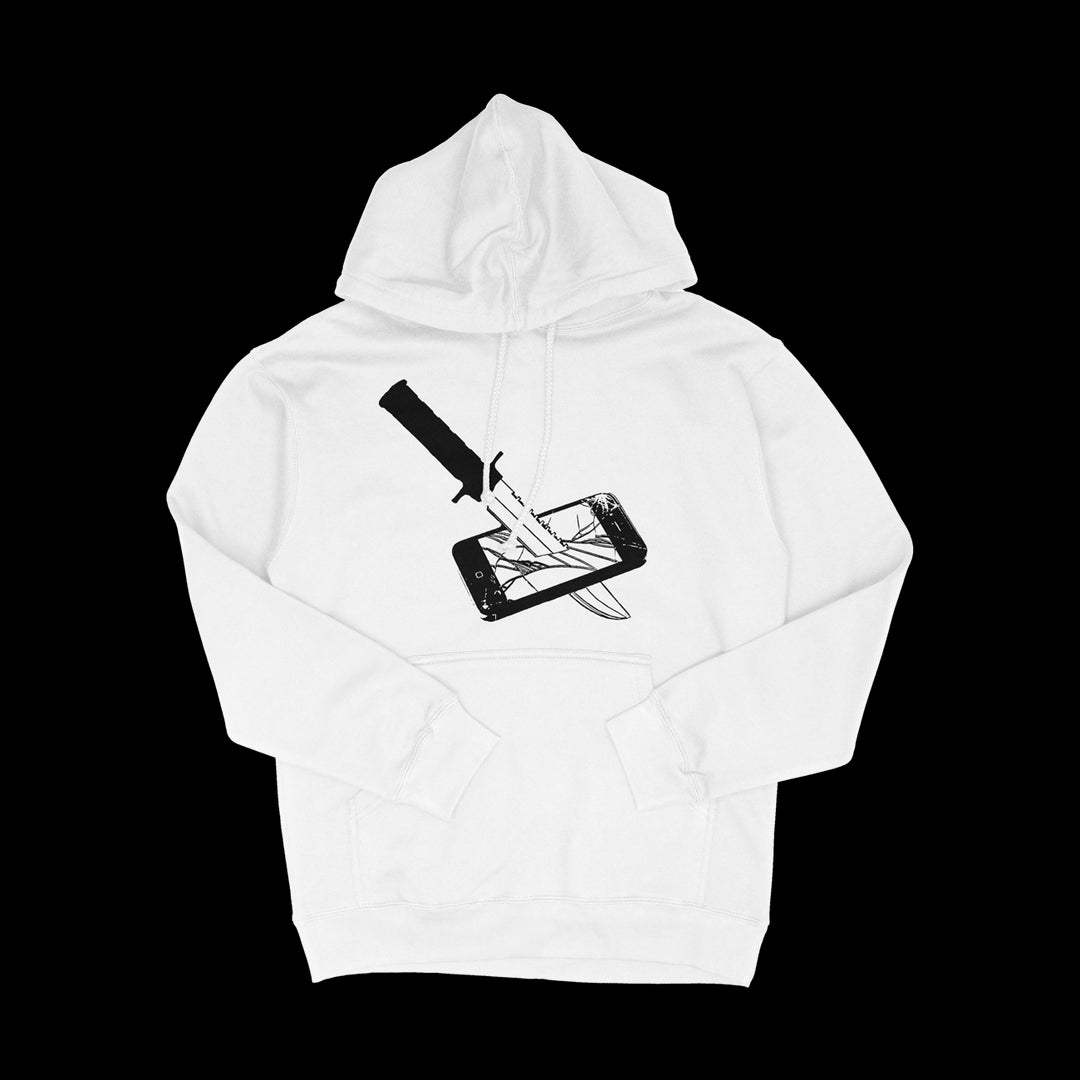 KILL YOUR GOD LOGO PULLOVER HOODIE [WHITE] - Kill Your God