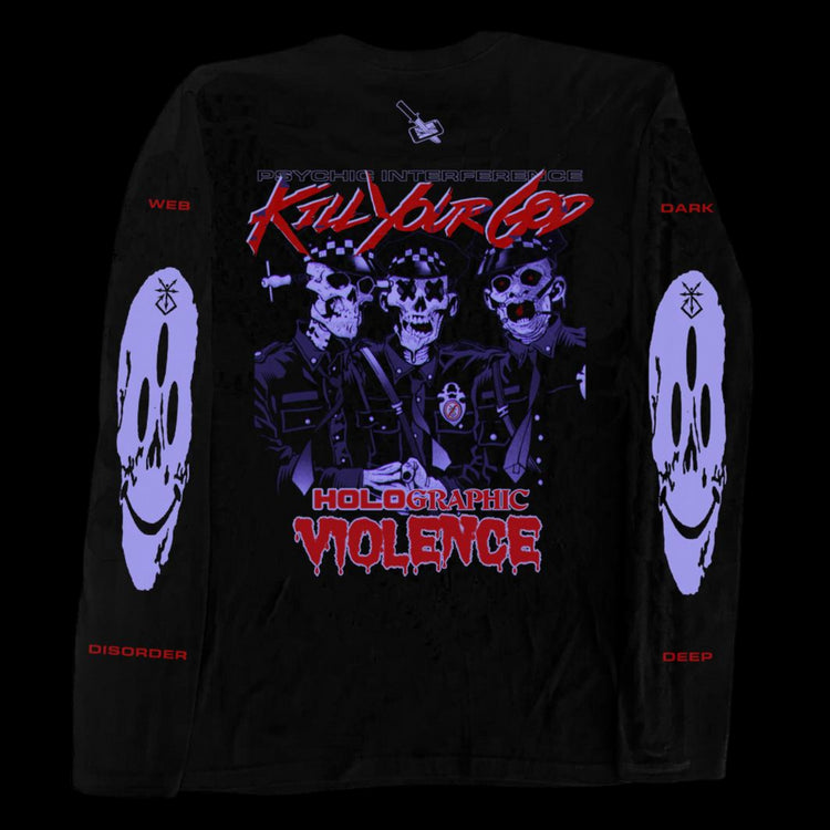 PSYCHIC INTERFERENCE L/S SHIRT - Kill Your God