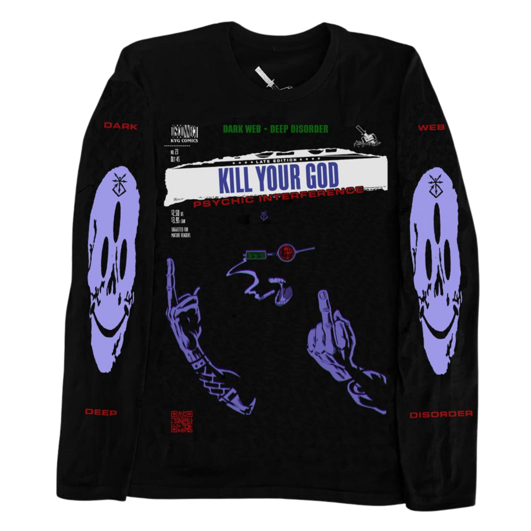 PSYCHIC INTERFERENCE L/S SHIRT - Kill Your God
