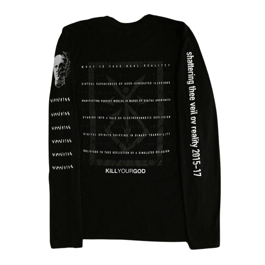 SIMULATED DELUSION GLOW IN THE DARK L/S SHIRT - Kill Your God