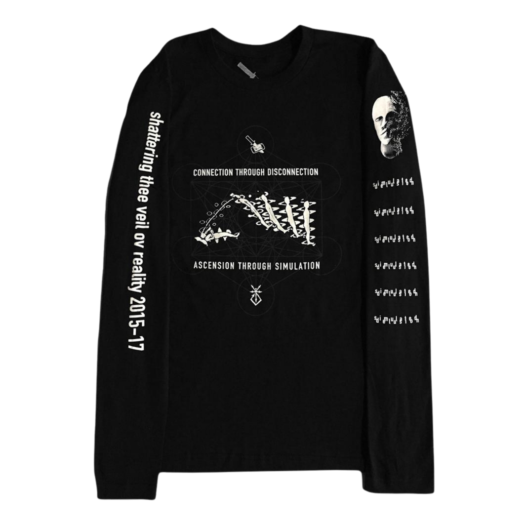 SIMULATED DELUSION GLOW IN THE DARK L/S SHIRT - Kill Your God