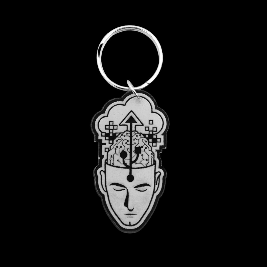 KILL YOUR GOD x TOUGH TIMES: UPLOAD YOUR MIND KEYCHAIN - Kill Your God