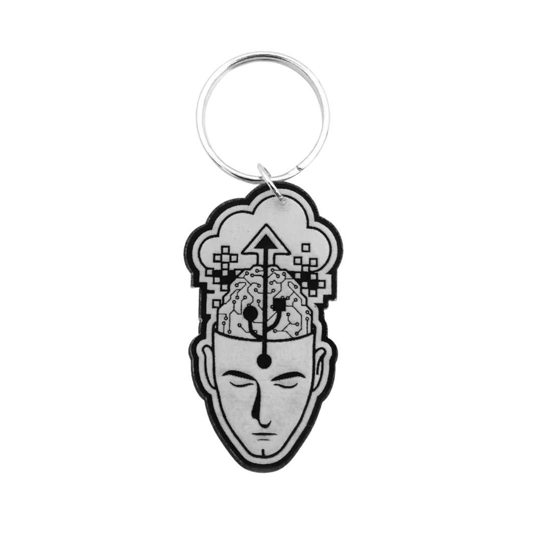 KILL YOUR GOD x TOUGH TIMES: UPLOAD YOUR MIND KEYCHAIN - Kill Your God