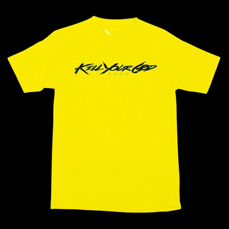 UPLOAD YOUR MIND 2045 T-SHIRT (YELLOW) - Kill Your God