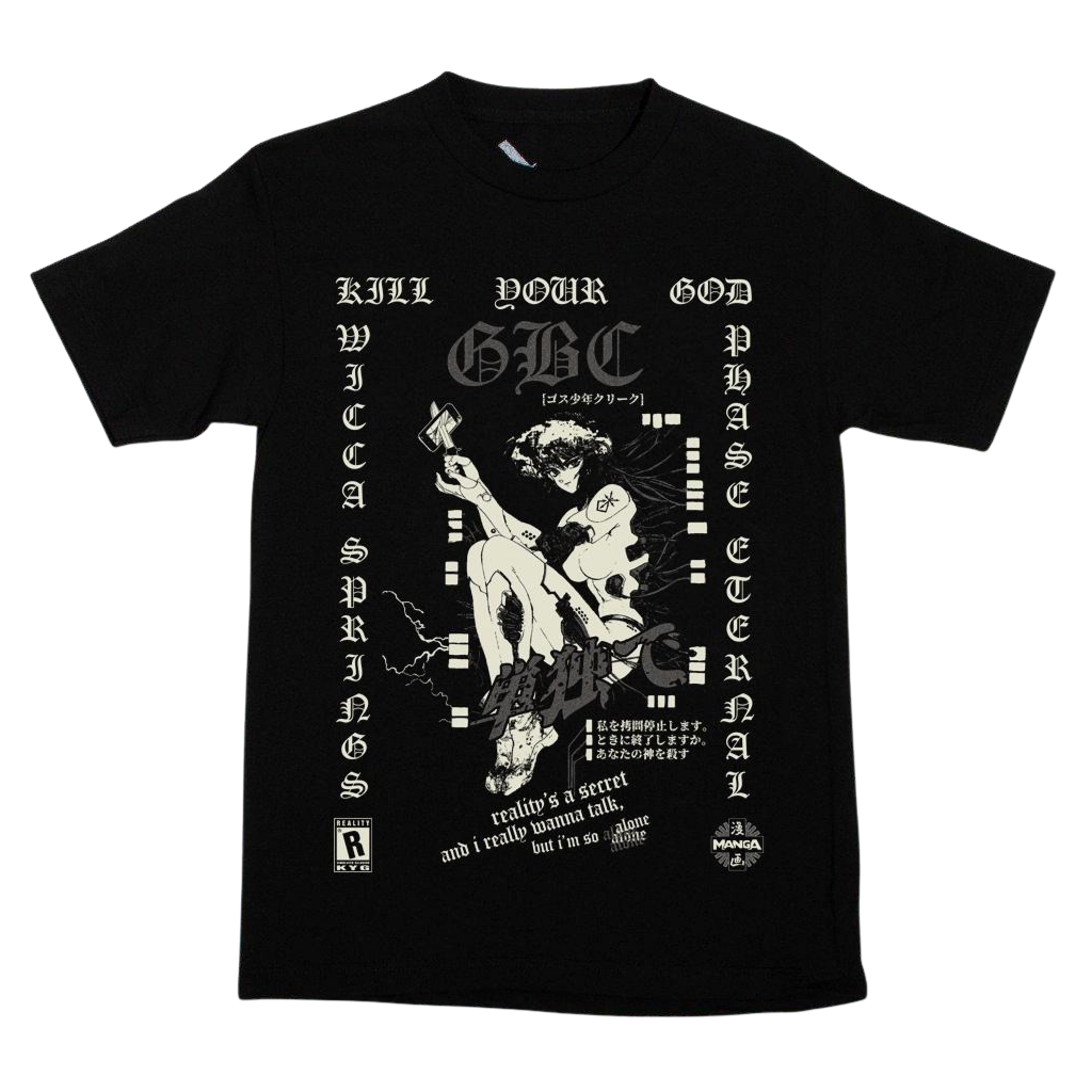 KILL YOUR GOD x WICCA PHASE SPRINGS ETERNAL: ALONE GLOW IN THE DARK & REFLECTIVE T-SHIRT - Kill Your God
