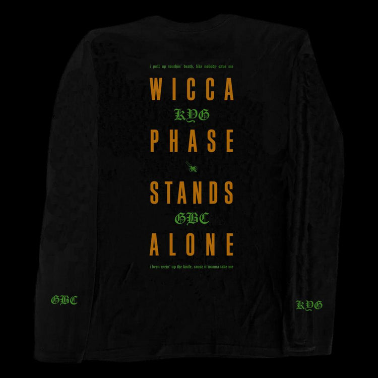 KILL YOUR GOD x WICCA PHASE SPRINGS ETERNAL: ALONE L/S SHIRT (TWIN PEAKS EDITION) - Kill Your God